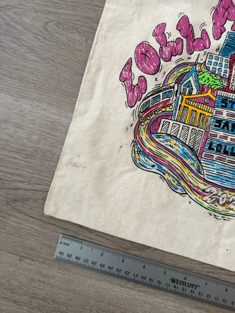 Canvas Tote Bag (Lollapalooza 2025)